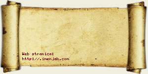 Vanja Denić vizit kartica